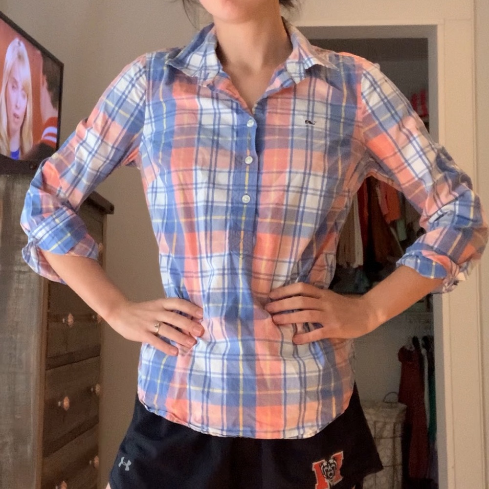 Vineyard Vines plaid shirt